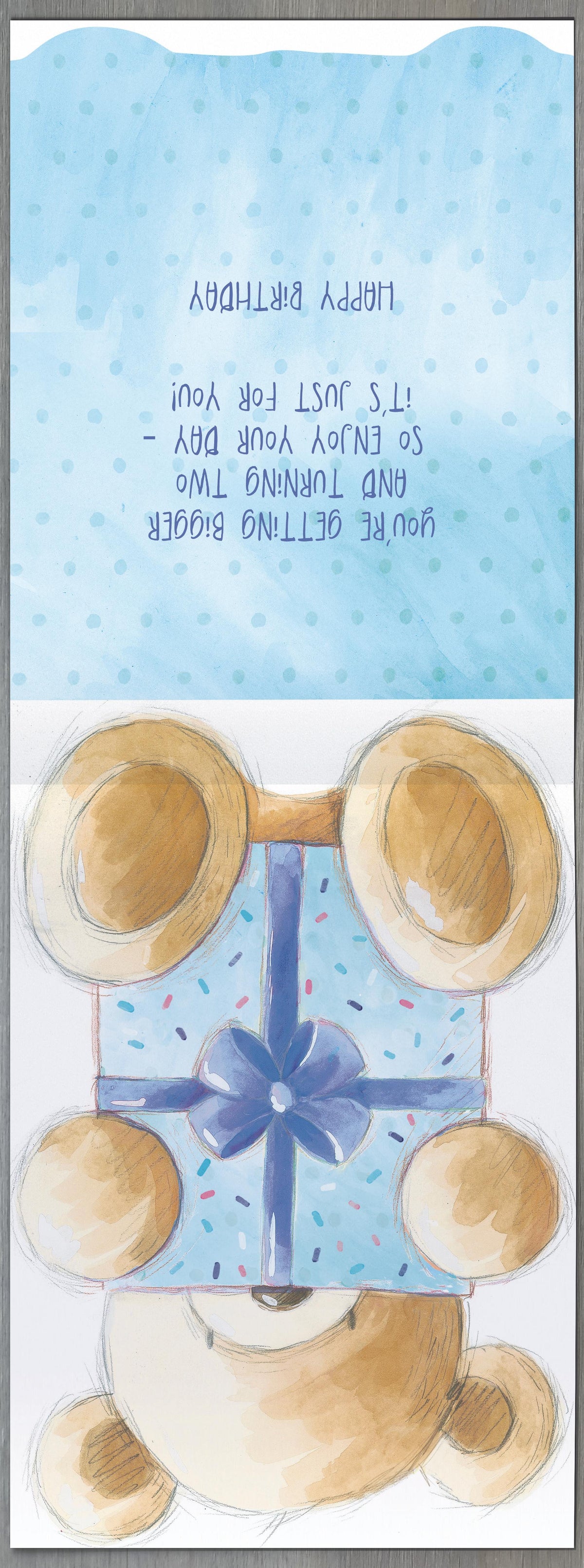 Standard Greeting Cards Birthday 2 Year Boy Juvenile Gibson Core Line