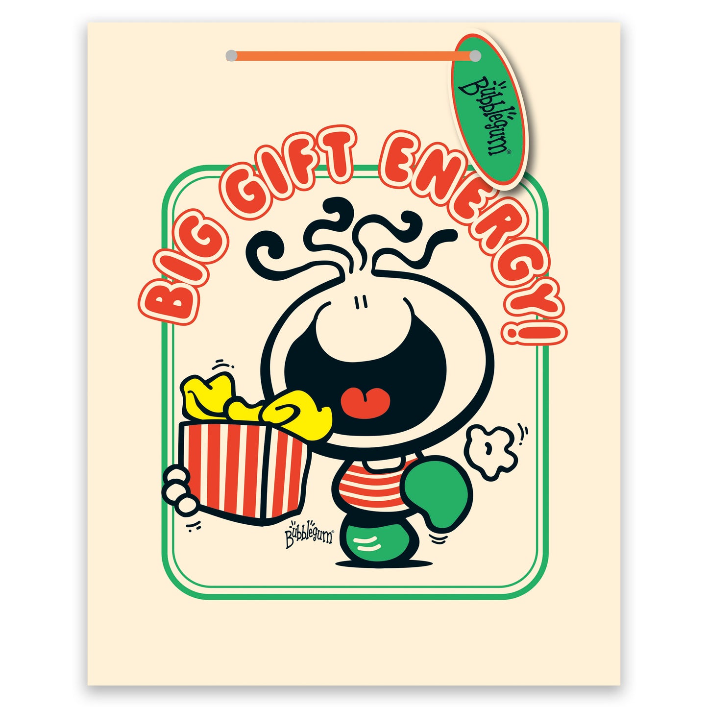 Gift Bag Large Greeting Cards Open Blank Bubblegum