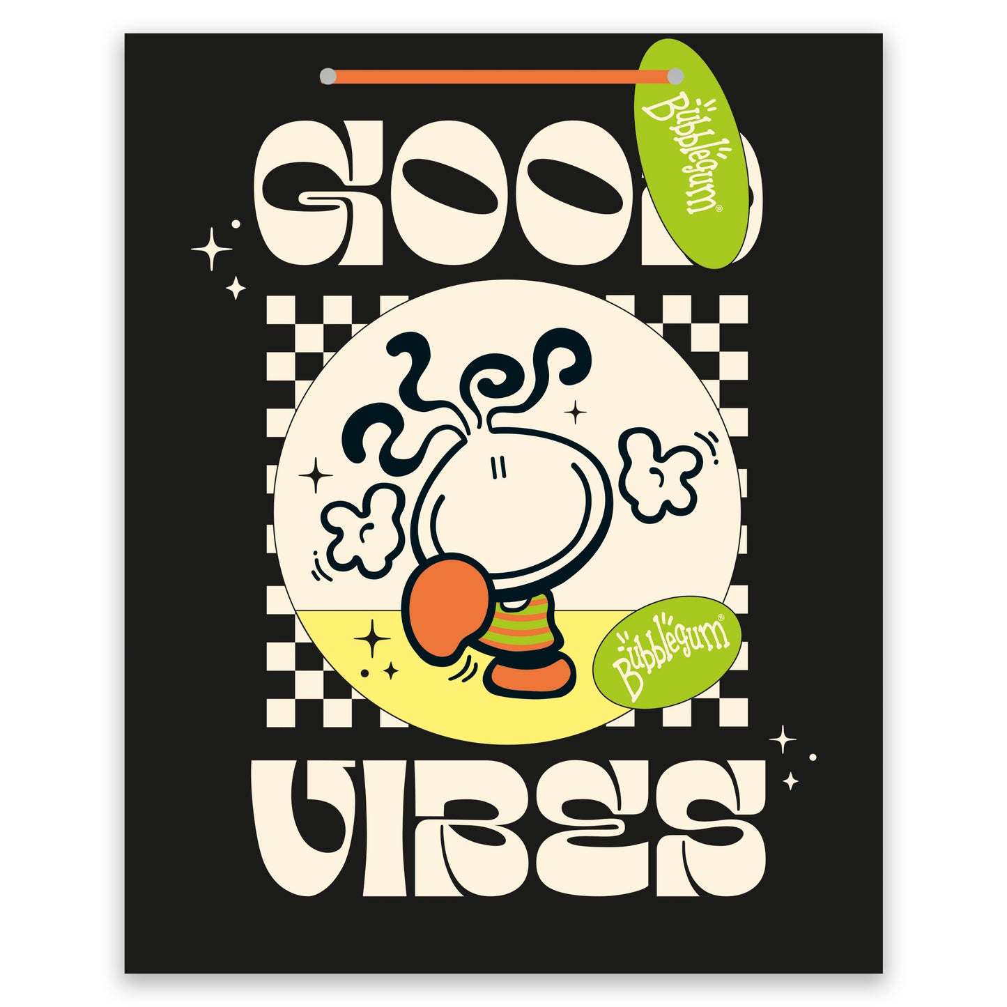 Gift Bag Large Greeting Cards Open Blank Bubblegum