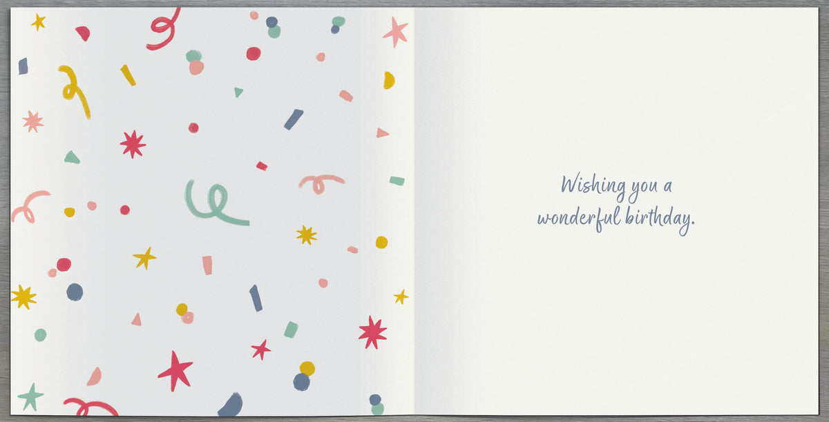 Standard Greeting Cards Birthday 40th Best Wishes Core Line