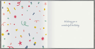 Standard Greeting Cards Birthday 40th Best Wishes Core Line