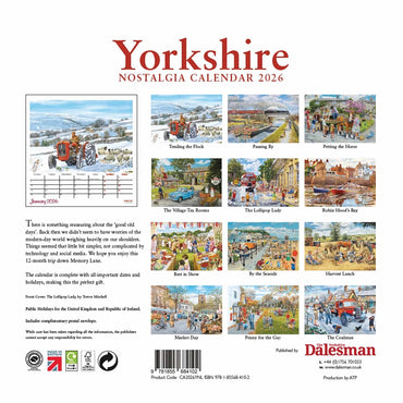 Yorkshire Nostalgia Calendar 2026