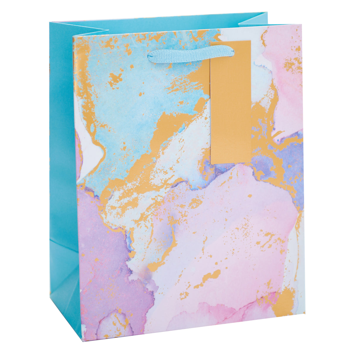 Gift Bag Medium Greeting Cards Open Fem Pink Marble