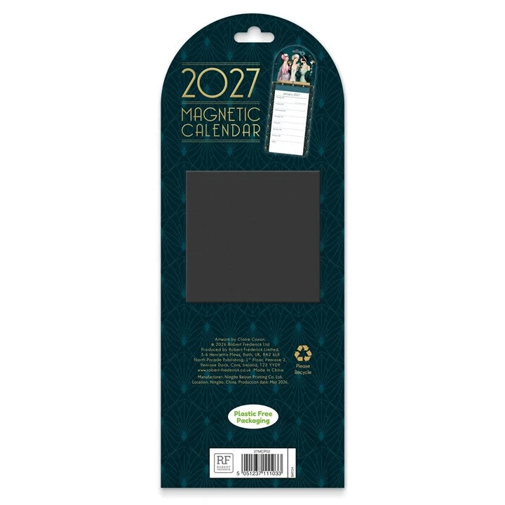 Claire Coxon Art Deco Magnetic Calendar 2027
