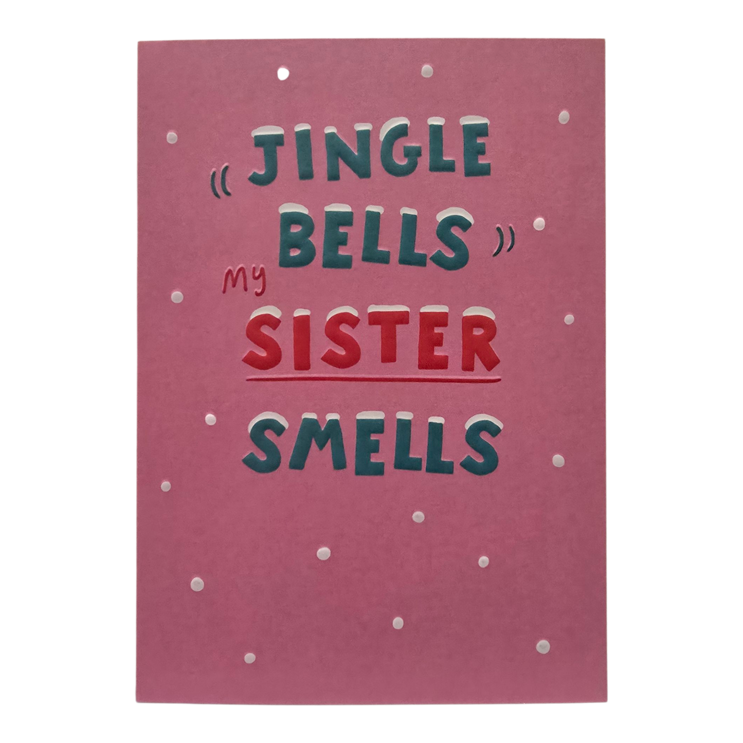 Counter Card Standard Xmas Sister