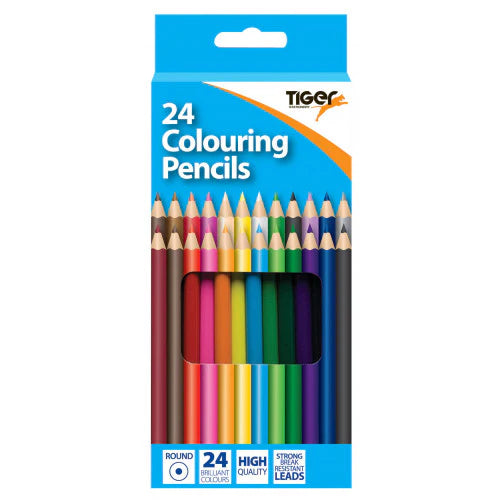 24 colouring pencils