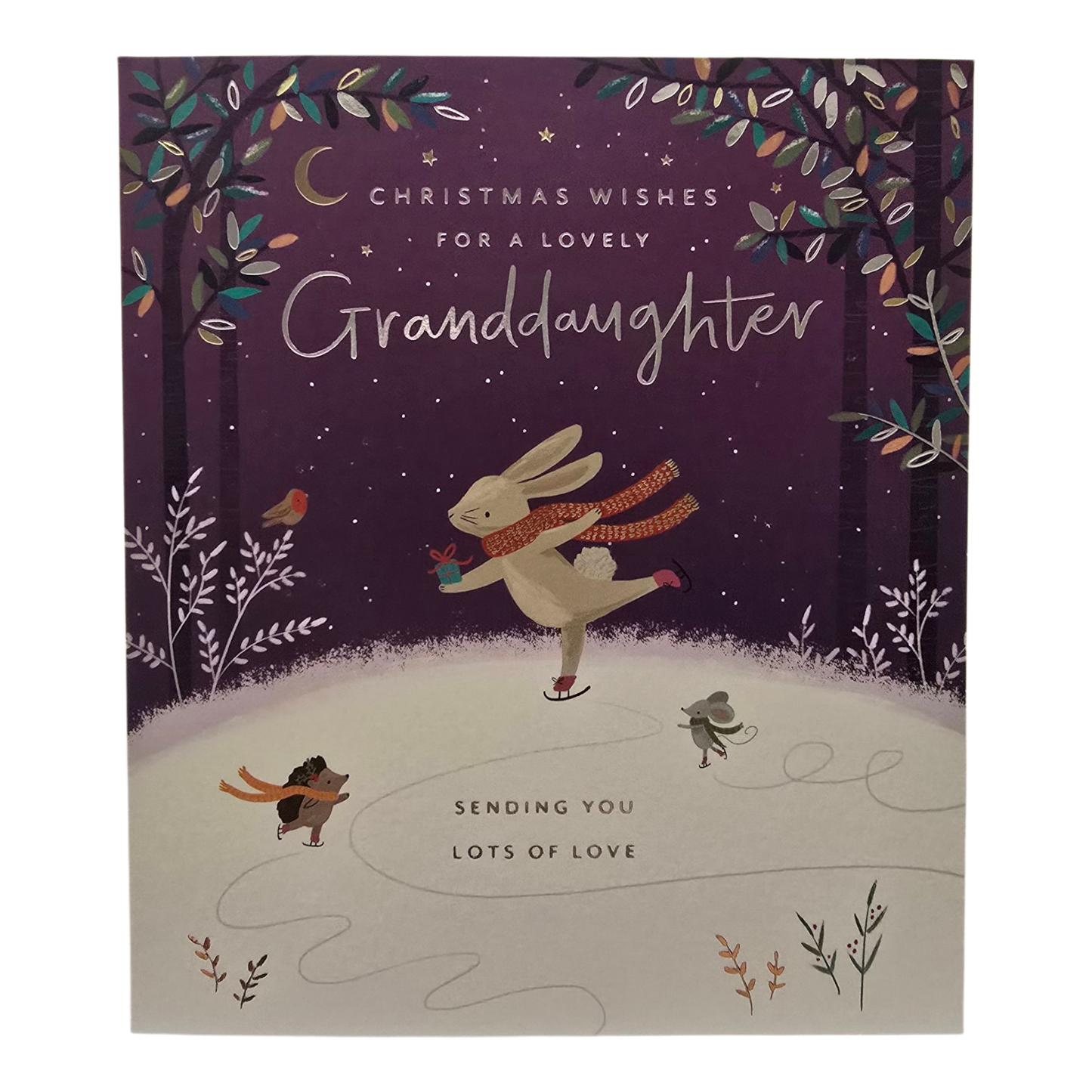 Counter Card Standard Xmas Granddaughter
