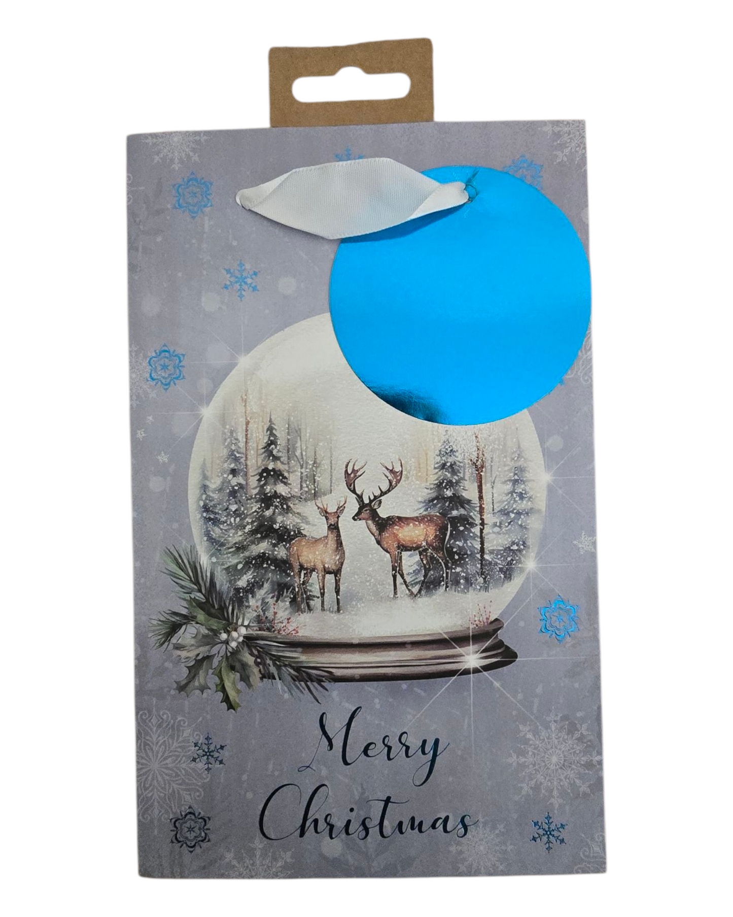ACQ XMAS SMALL GIFT BAG - SNOWGLOBE