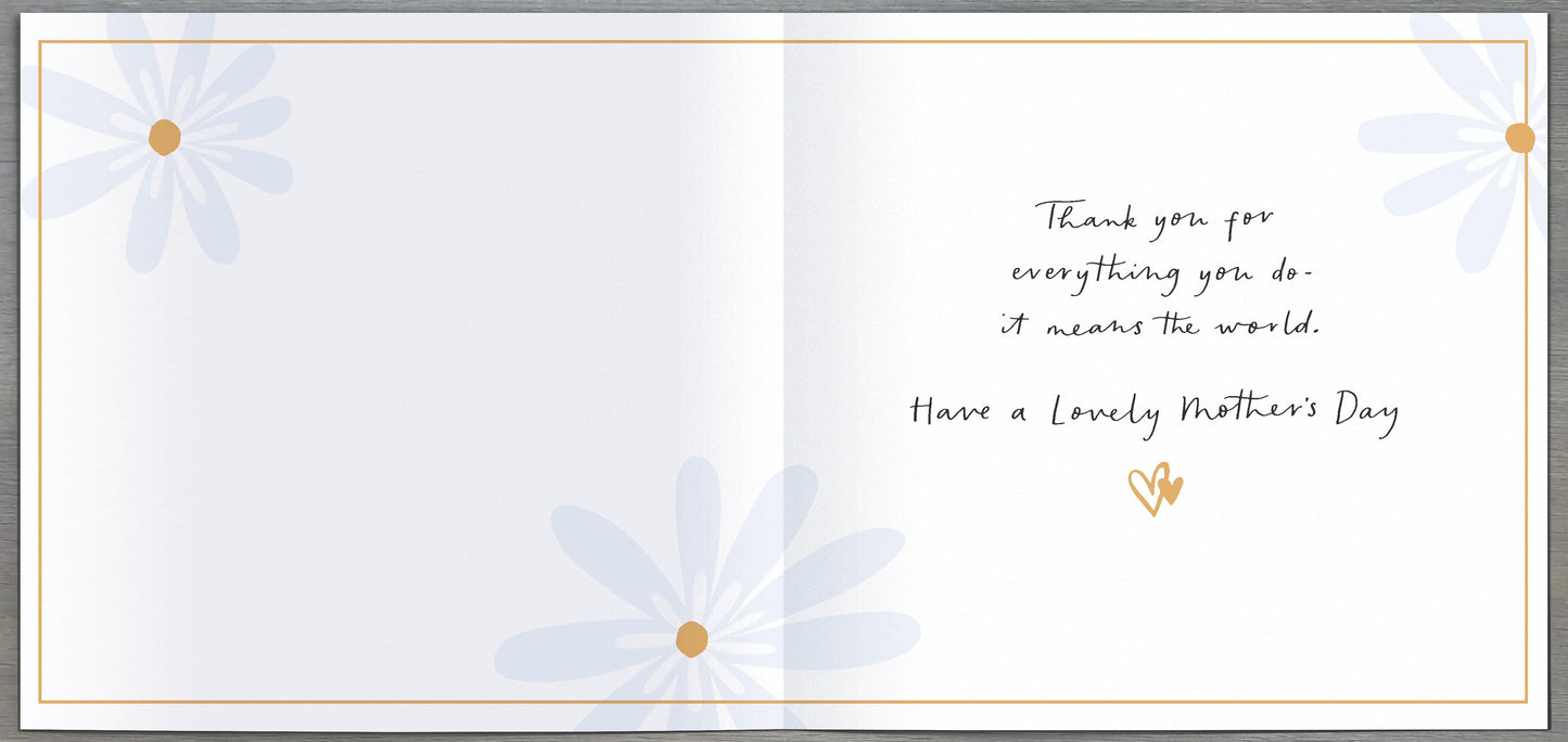 Standard Greeting Cards Mum From Daughter Carlton Core Line