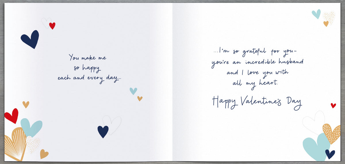 Hand Finished Greeting Cards Husband Carlton Core Line