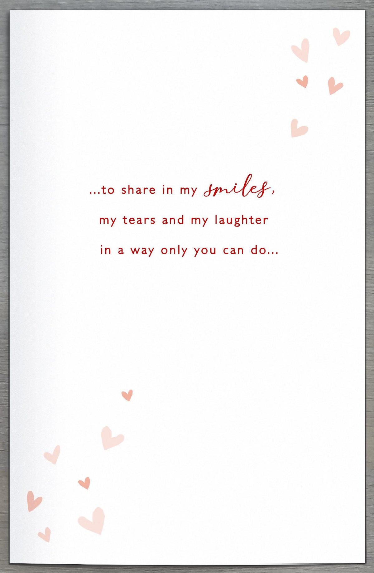 Hand Finished Greeting Cards One I Love Gibson Core Line