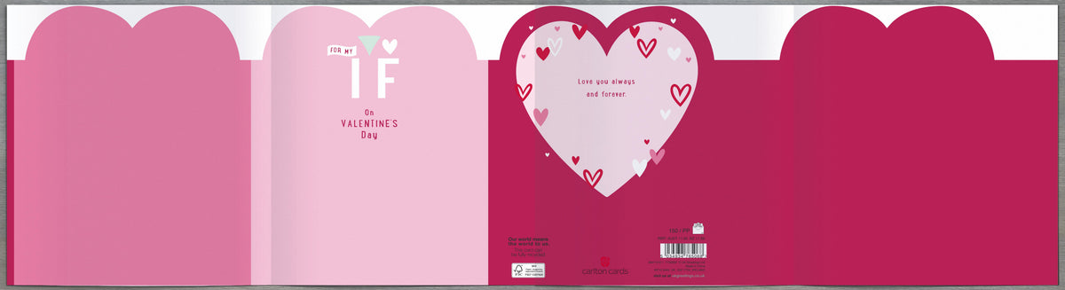 Hand Finished Greeting Cards Wife Carlton Core Line