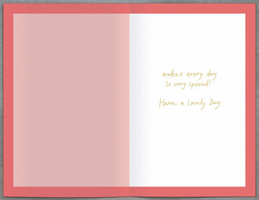 Standard Greeting Cards Mam Cute Talk to the Paw