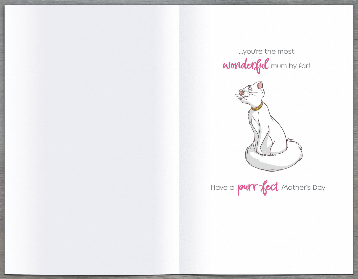 Standard Greeting Cards Mum Juvenile Disney Aristocats