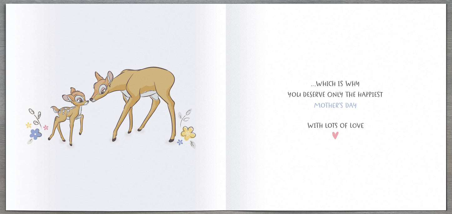 Standard Greeting Cards Mummy Juvenile Disney Bambi