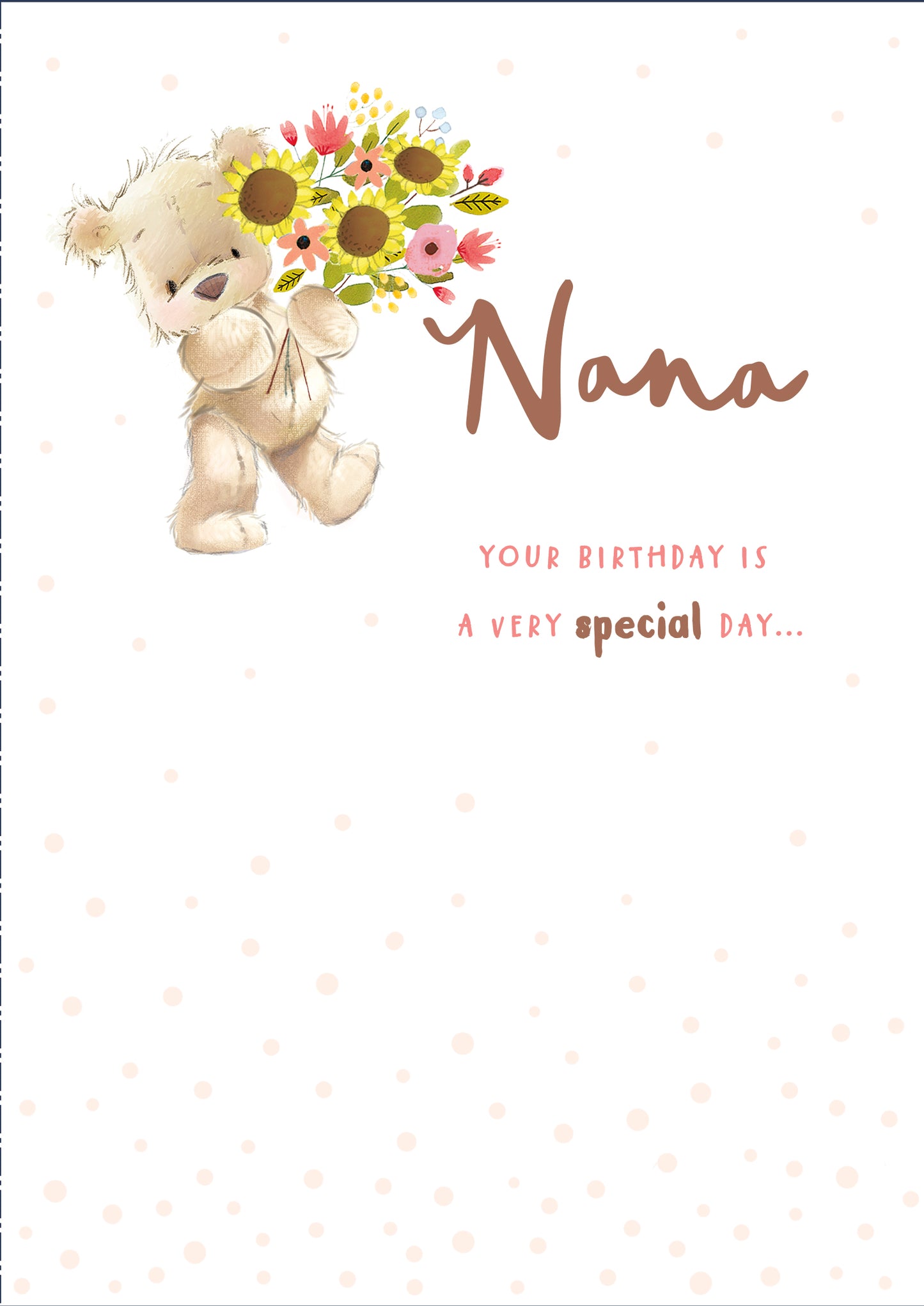 Standard Greeting Card Grandmother & Gt Range: Nutmeg