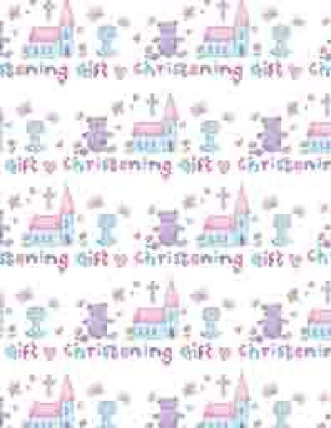 Christening Wrapping Paper