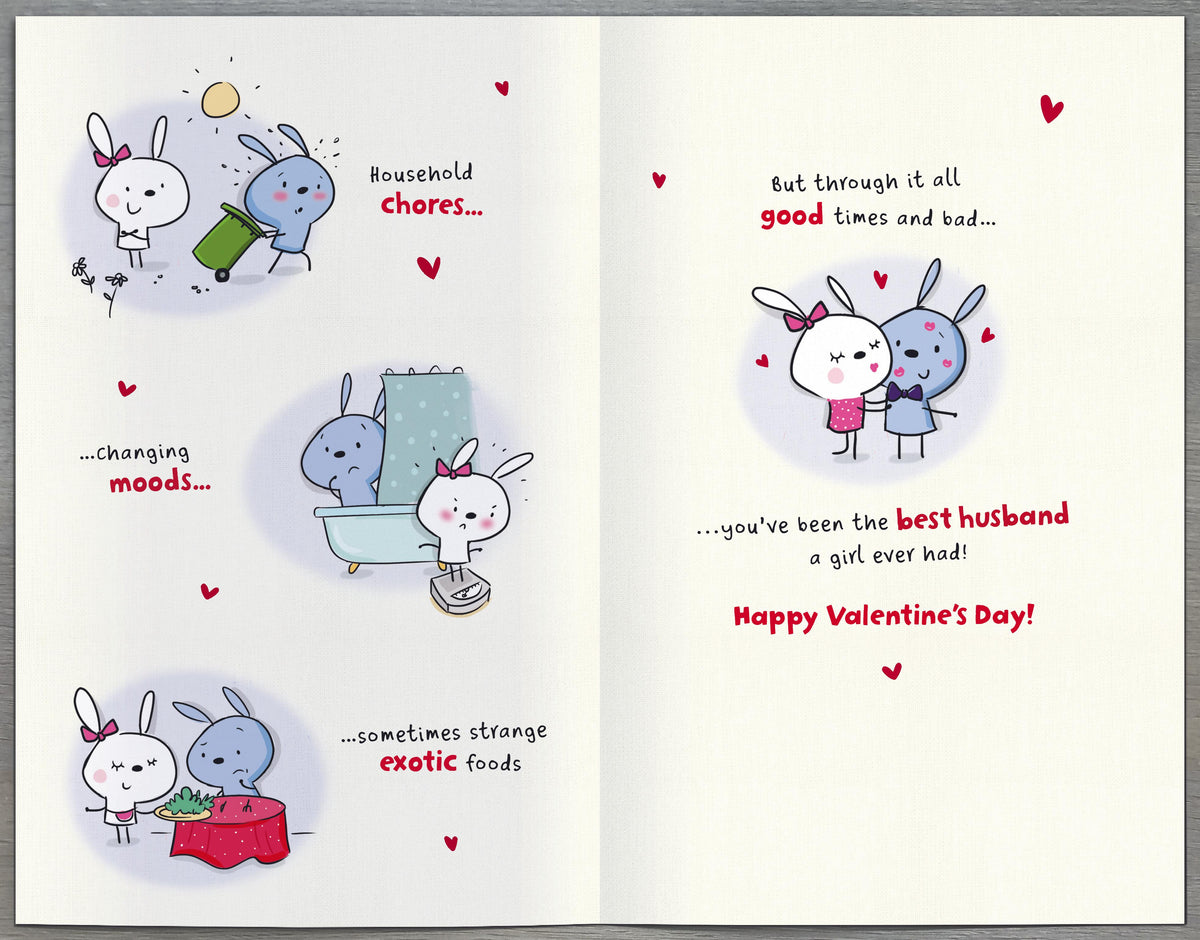 Standard Greeting Cards Husband Hum Fiddlesticks