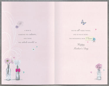 Hand Finished Greeting Cards Mum Word Portraits