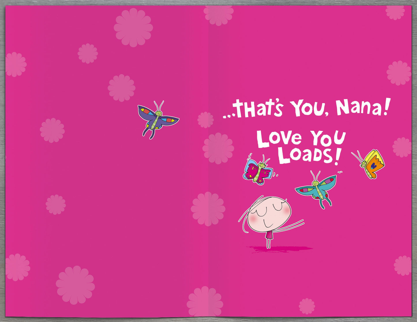 Standard Greeting Cards Nana Cute Wigwam