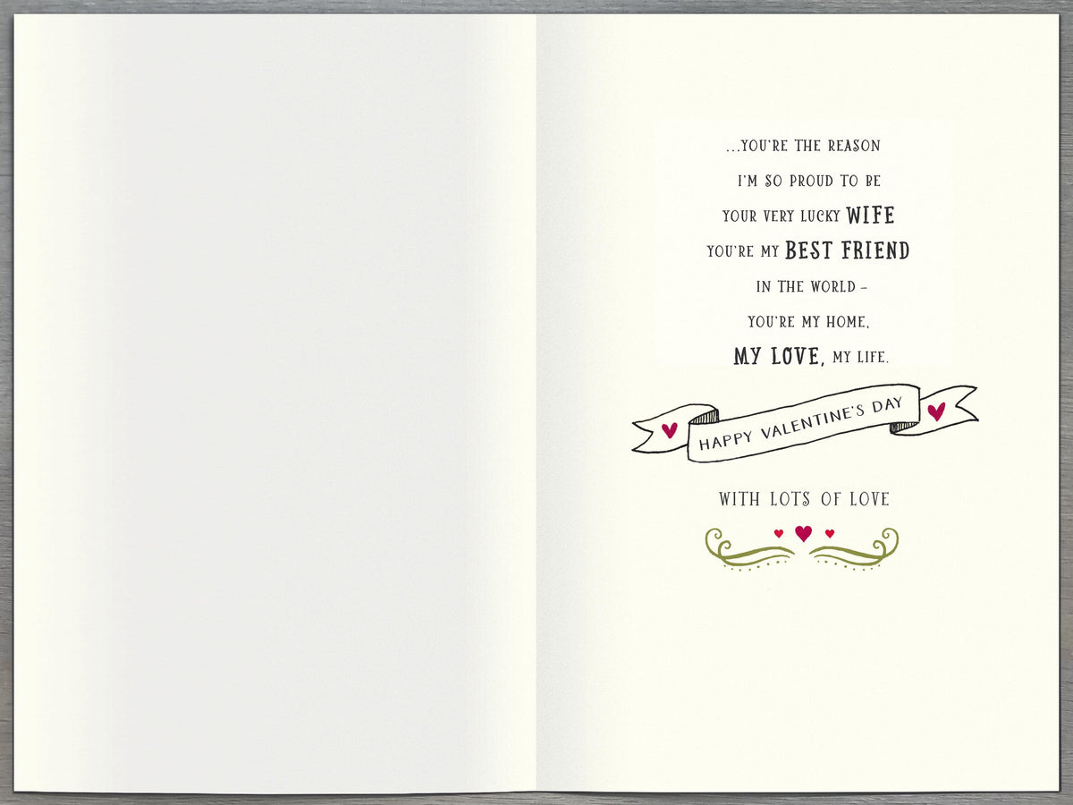 Hand Finished Greeting Cards Husband Gibson Core Line