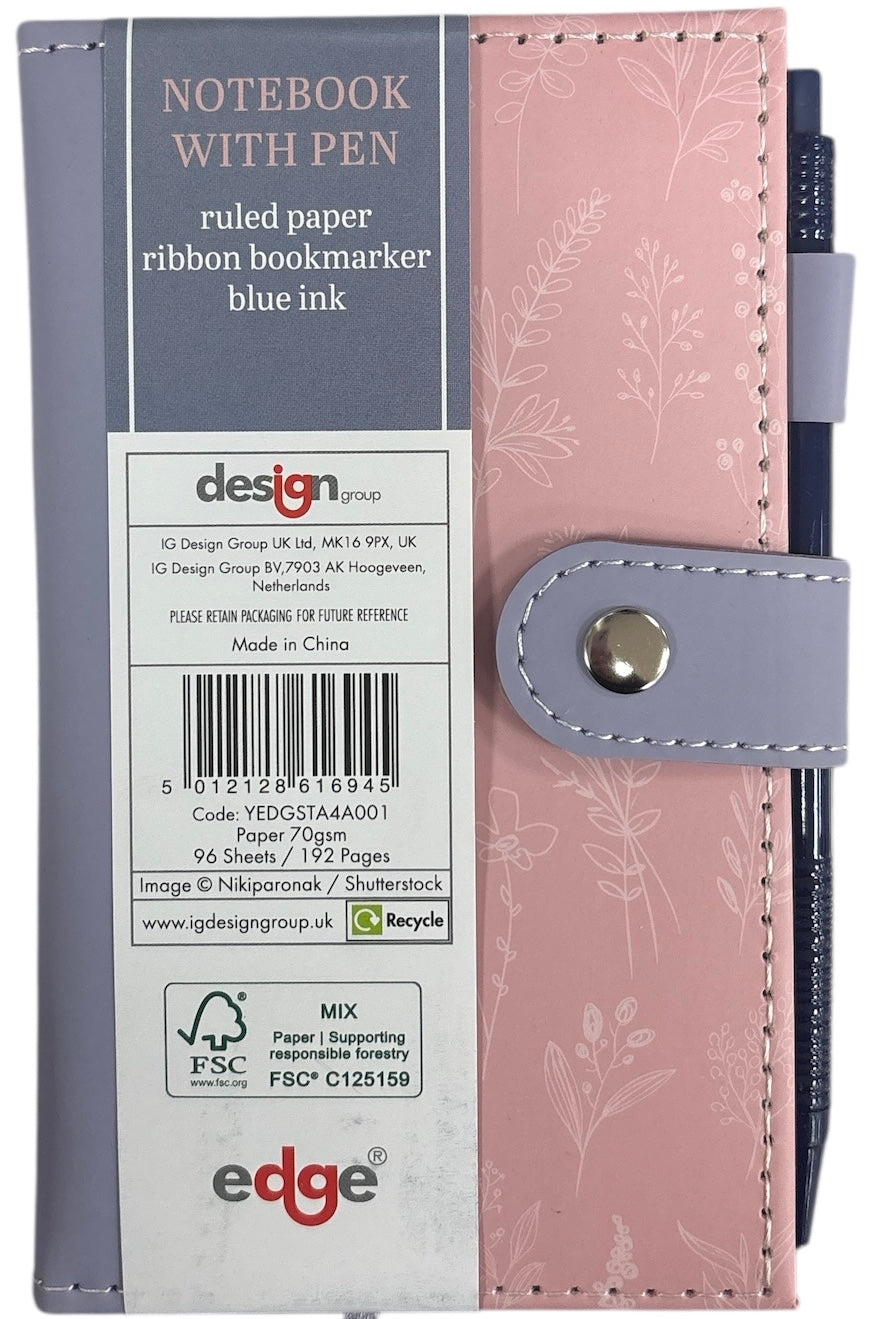 Notebook with pen