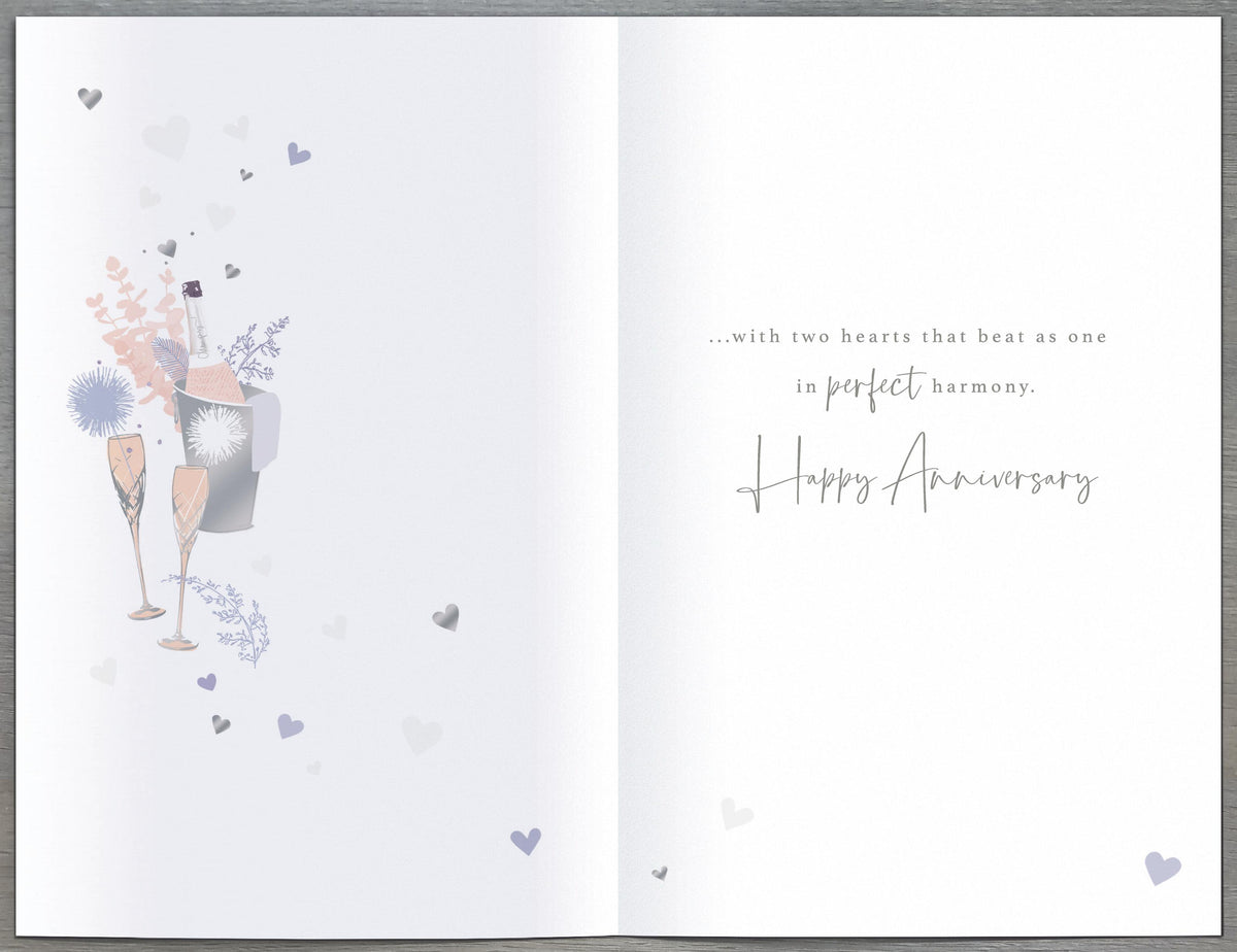 Standard Greeting Cards Anniversary Wedding 25th Gibson Core Line