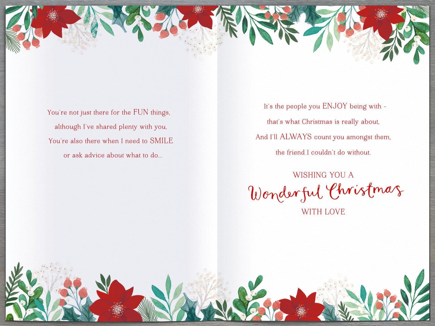 Hand Finished Greeting Cards Friend Gibson Core Line