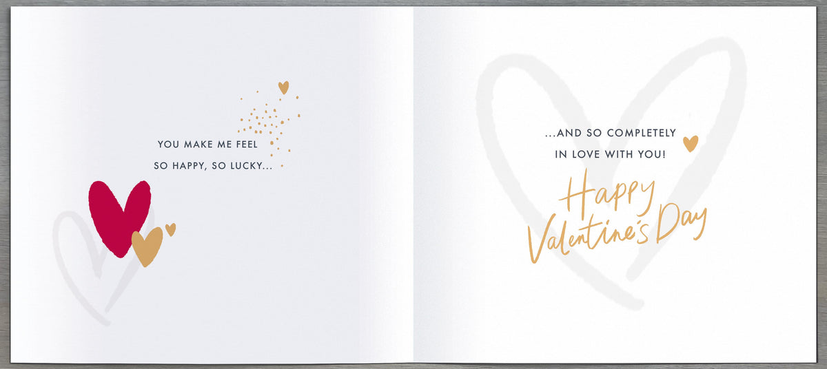 Hand Finished Greeting Cards One I Love Carlton Core Line