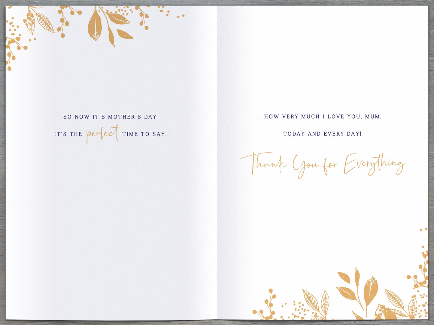 Hand Finished Greeting Cards Mum From Daughter Gibson Core Line