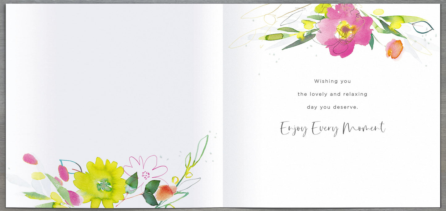 Hand Finished Greeting Cards General Wish Mothering Sunday Gibson Core Line