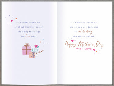 Hand Finished Greeting Cards Mum Carlton Core Line