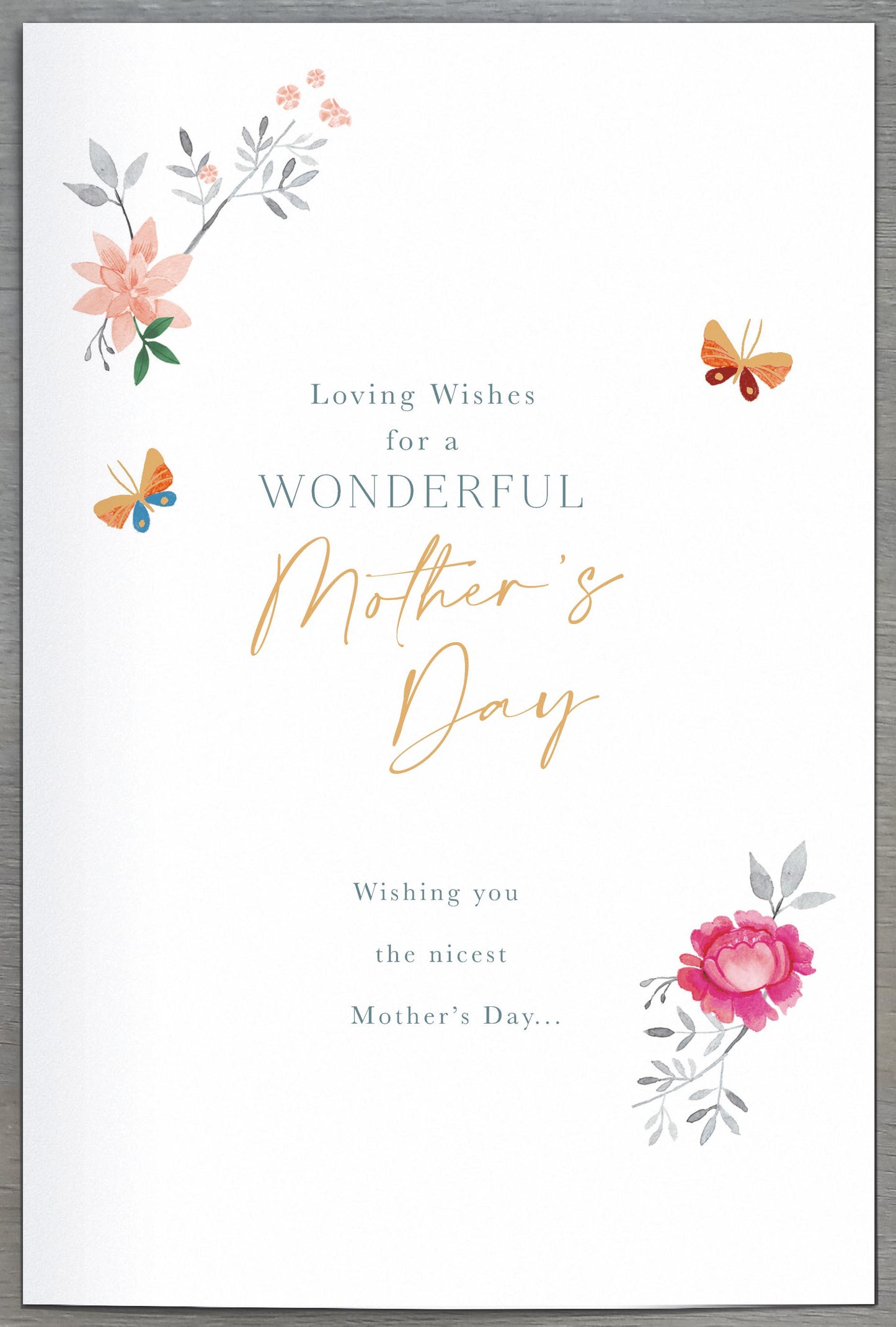 Hand Finished Greeting Cards General Wish Gibson Core Line