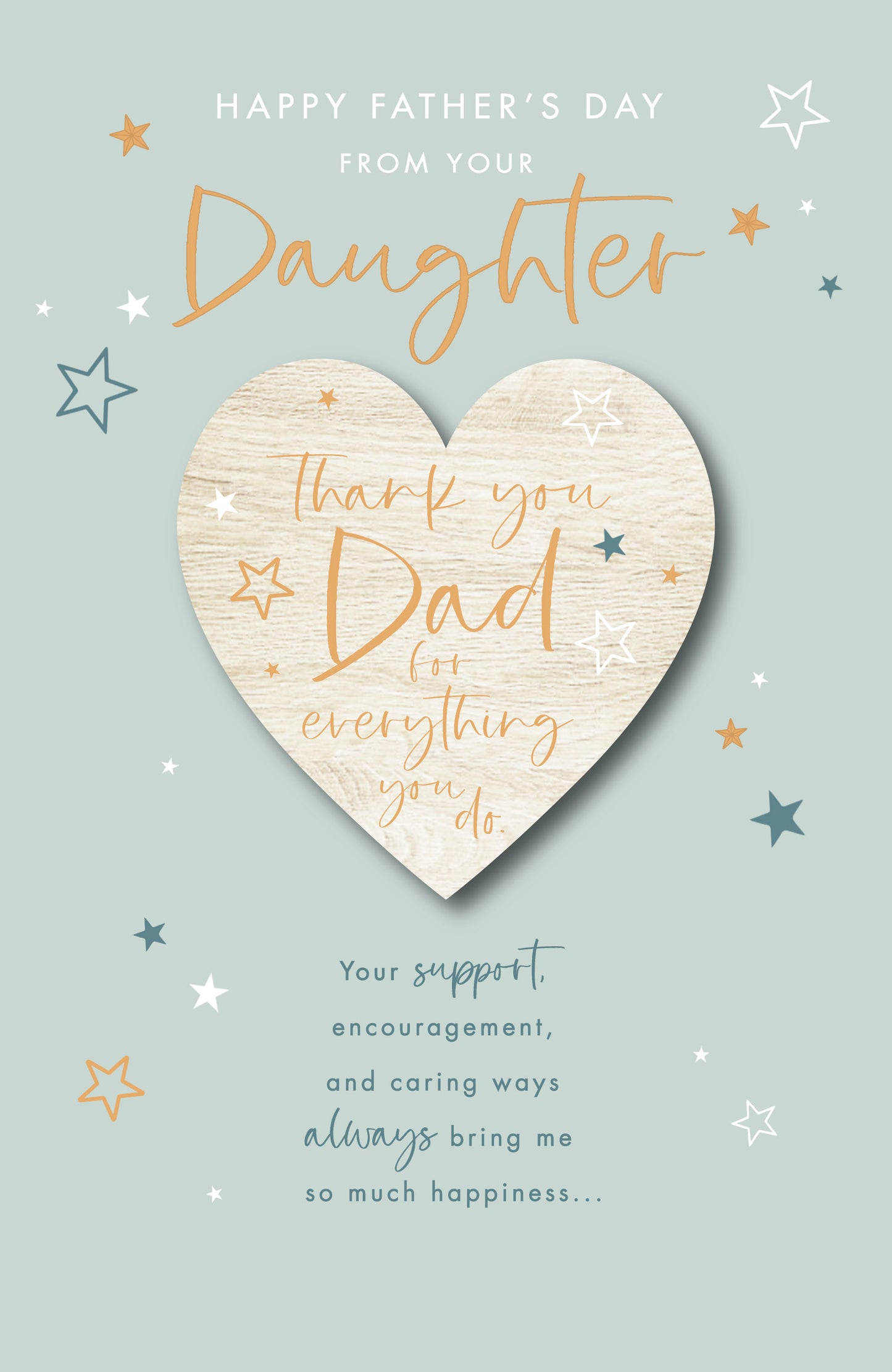 Dad From Daughter Conv Greeting Cards Dad From Daughter Conv Counter Cards