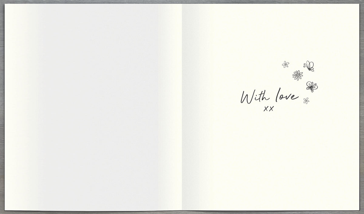 Standard Greeting Cards Open Thinking Of You Love and Doodles
