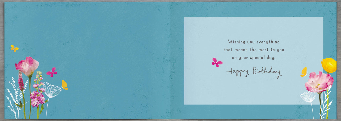 Standard Greeting Cards Birthday Into the Meadow