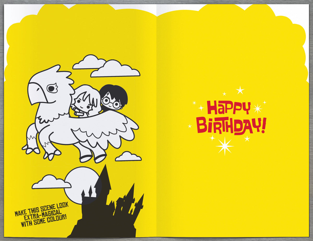 Standard Greeting Cards Birthday 6 Year Juvenile WB Harry Potter