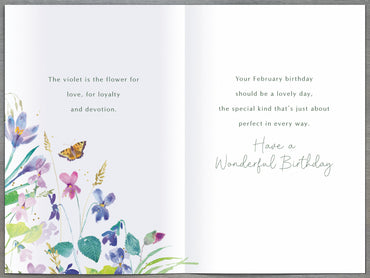 Standard Greeting Cards Birthday February Gibson Core Line