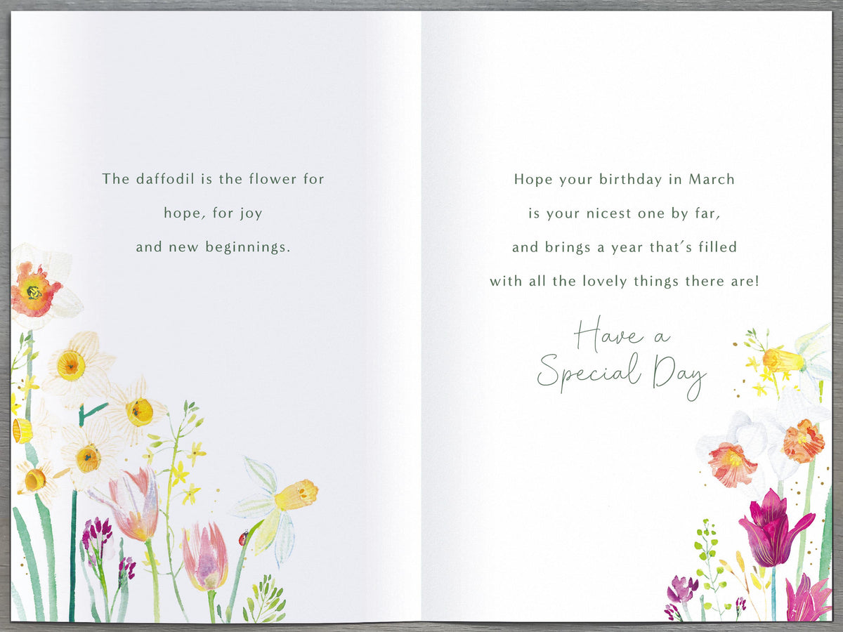 Standard Greeting Cards Birthday March Gibson Core Line