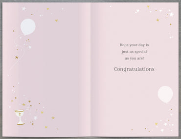 Standard Greeting Cards Communion Girl Carlton Core Line