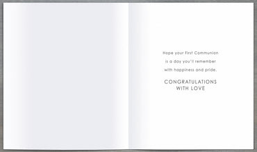 Standard Greeting Cards Communion Boy Carlton Core Line