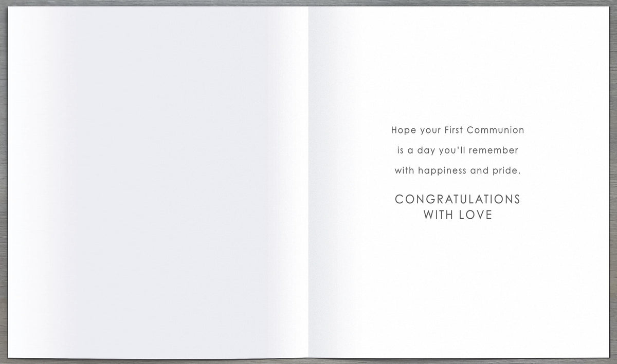 Standard Greeting Cards Communion Girl Carlton Core Line
