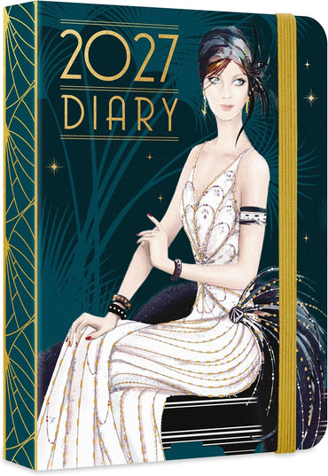 Claire Coxon Art Deco 2027 A6 Weekly Diary