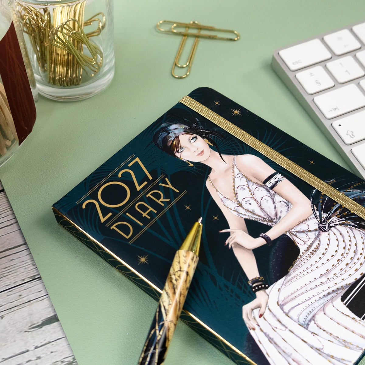 Claire Coxon Art Deco 2027 A6 Weekly Diary