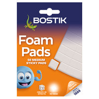 Bostik Foam Pads 12mm Pack of 50 Hanging