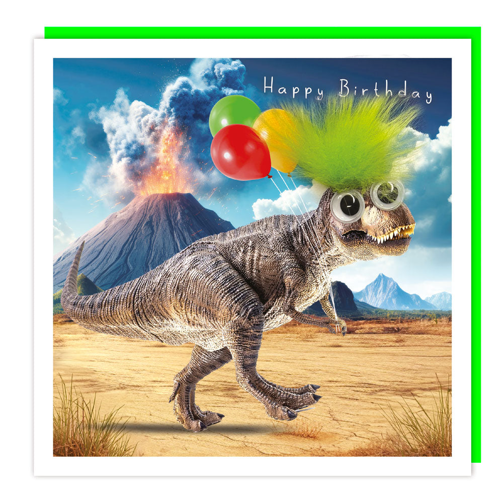 LL100 - Fluff /Gogglie - HB - Birthday Dinosaur