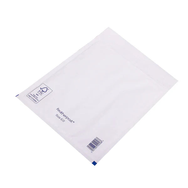 Featherpost White E envelopes