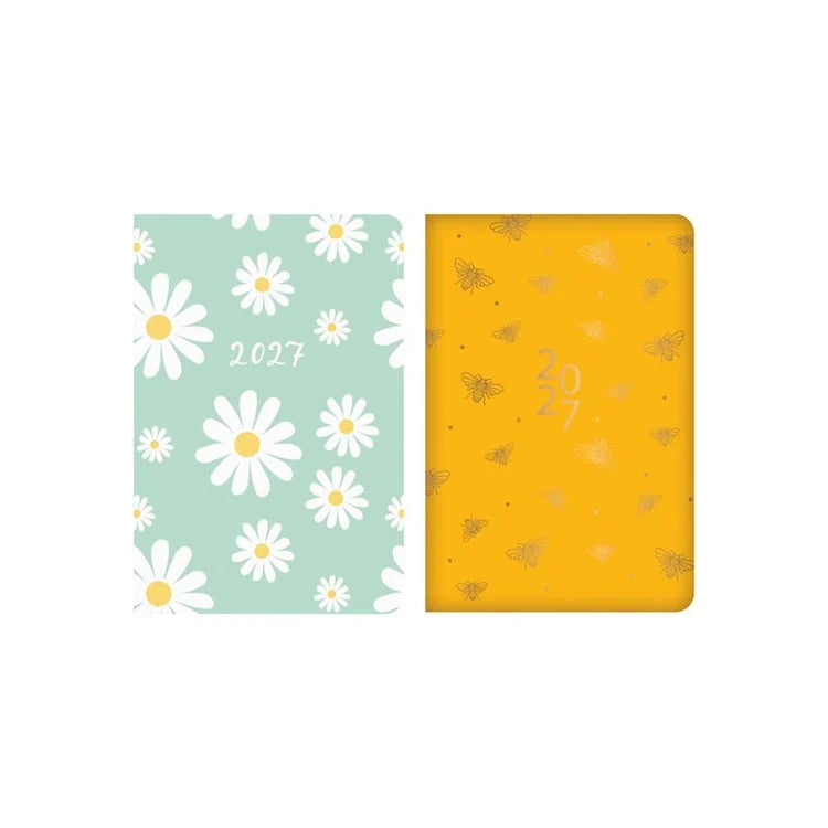 Diary Pocket WTV Bee & Daisy 2027 18pk