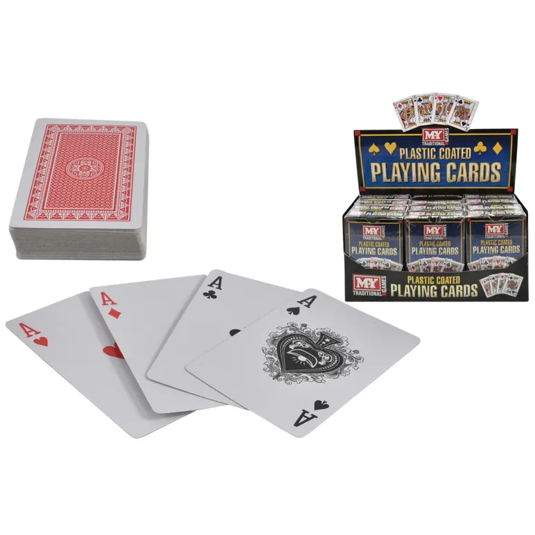 PREMIUM PLASTIC COATED PLAYING CARDS