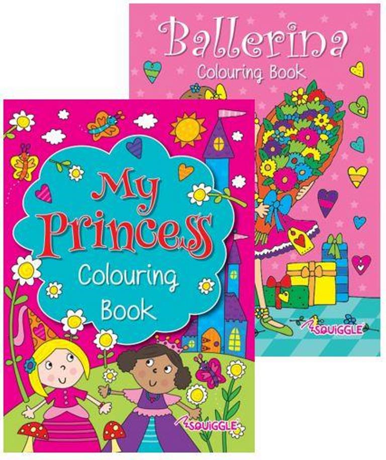 BALLERINA & PRINCESS COLOURING BOOK